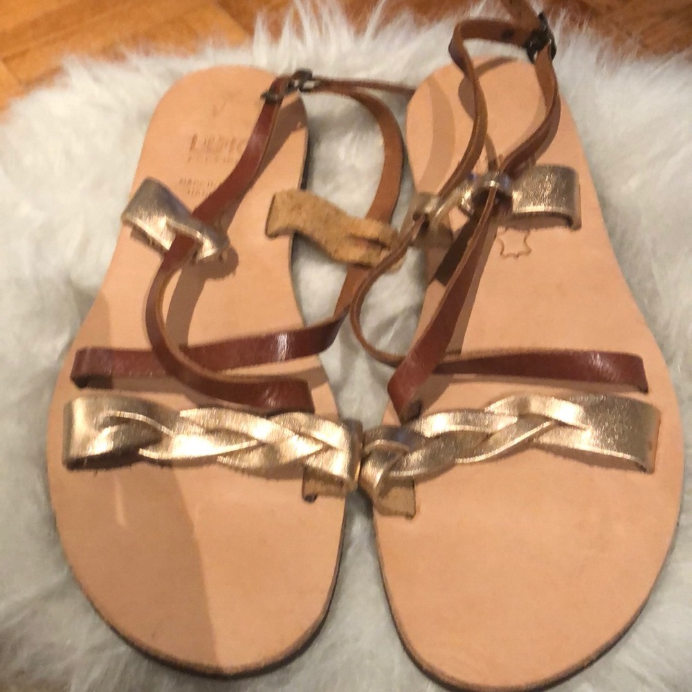 LUIGI Hand Made Greek Sandal, 8.5